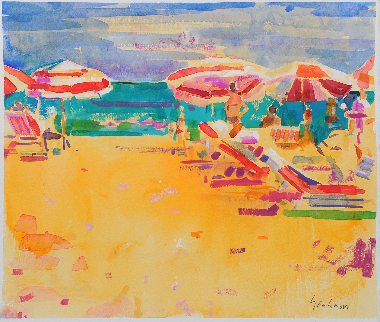 Praia Oceânica de Peter Graham (Contemporary)
