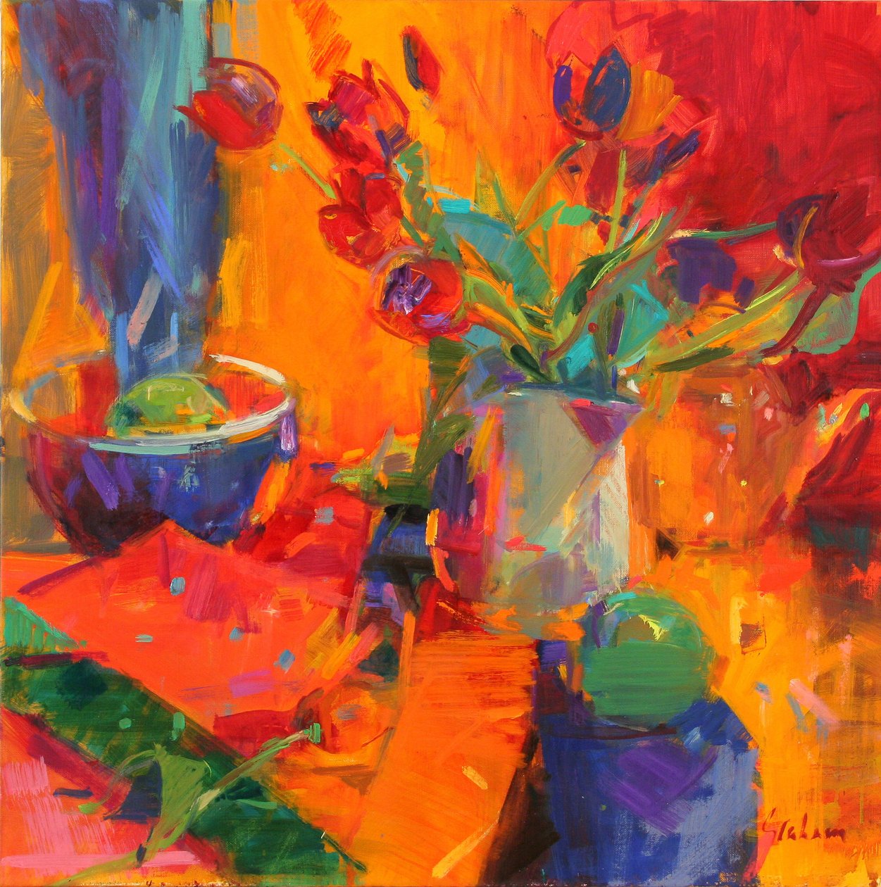 Tulipas, 2012 de Peter Graham (Contemporary)