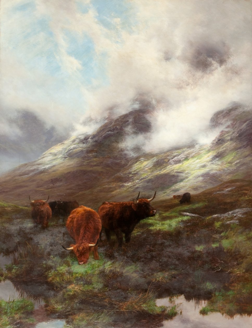 A Cabeça do Vale, 1894 de Peter Graham