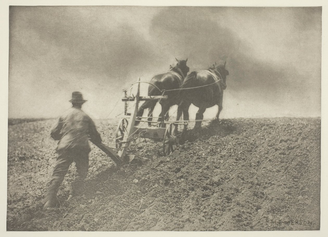 Uma Puxada Rígida, (Suffolk) de Peter Henry Emerson