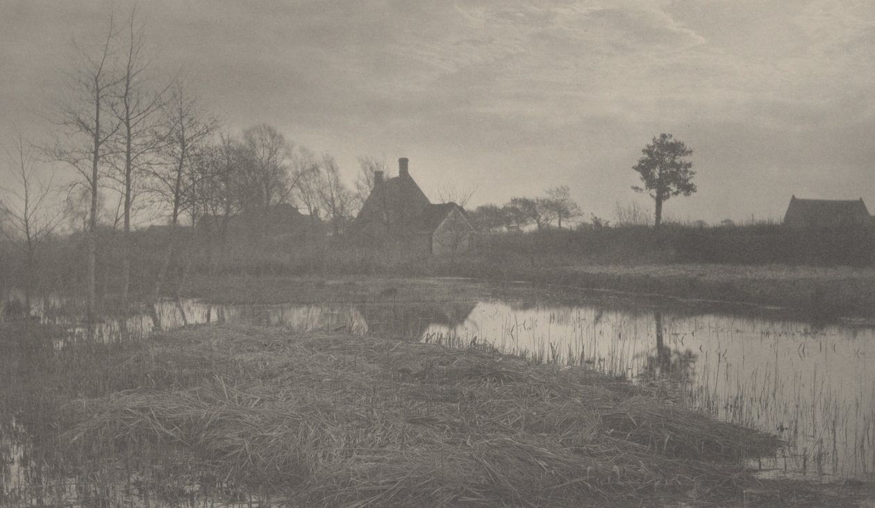 Noite, 1886 (foto) de Peter Henry Emerson