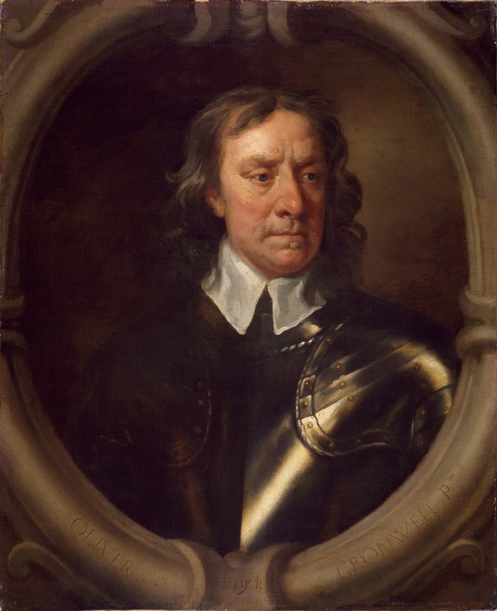 Oliver Cromwell, c.1653 de Peter Lely