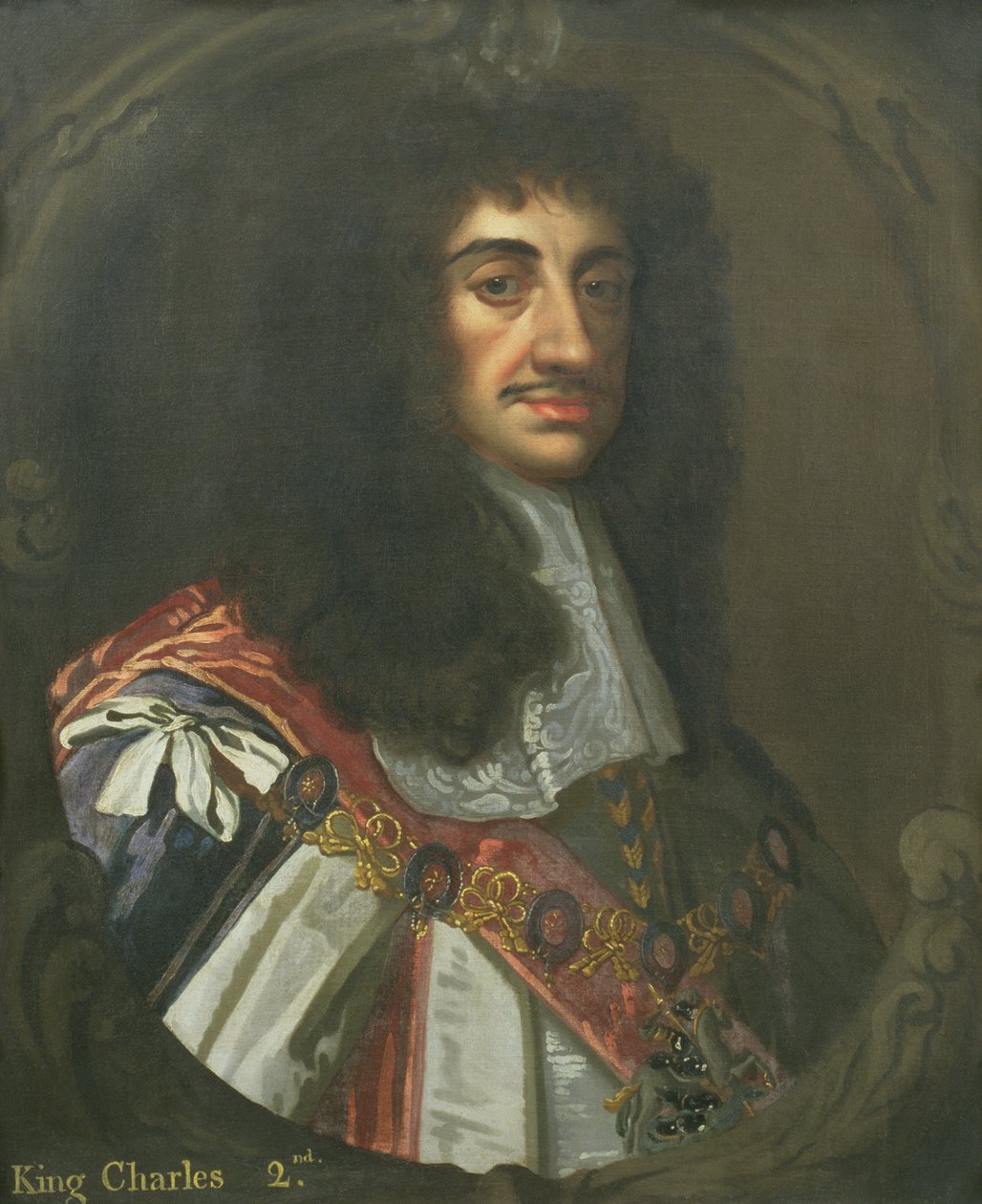 Retrato do rei Carlos II de Peter Lely