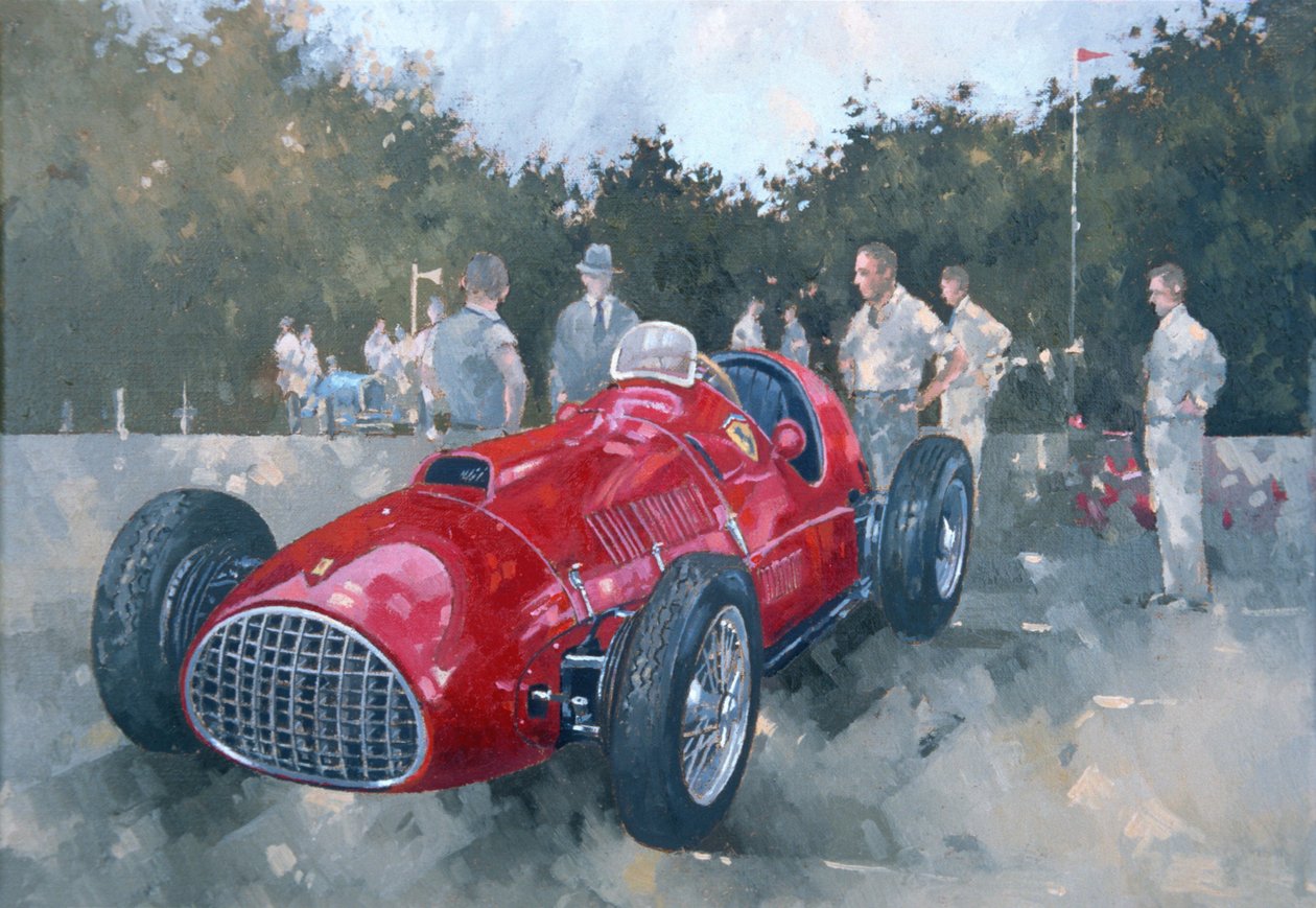 1951 Ferrari (óleo sobre tela) de Peter Miller