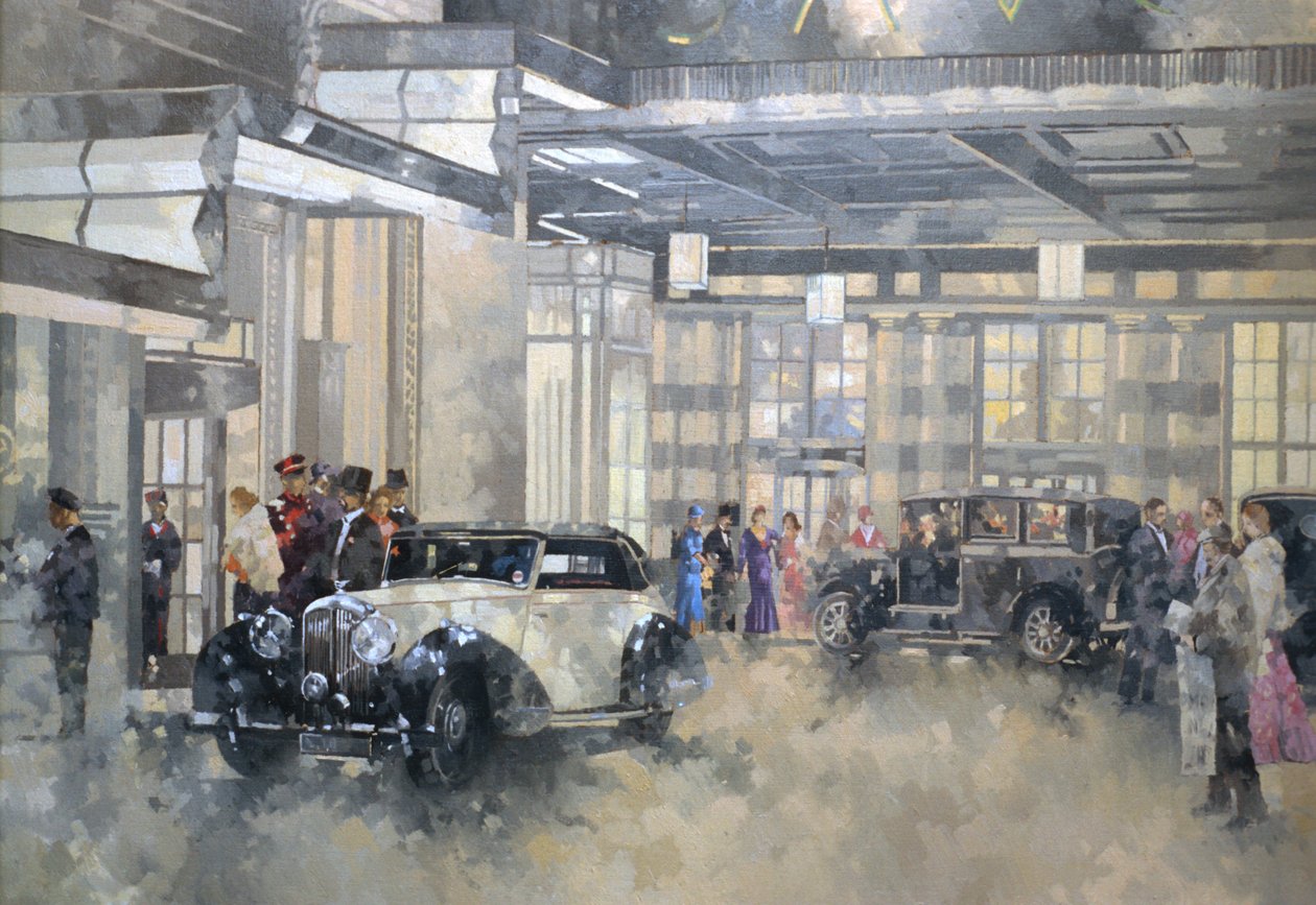 The Savoy (óleo sobre tela) de Peter Miller
