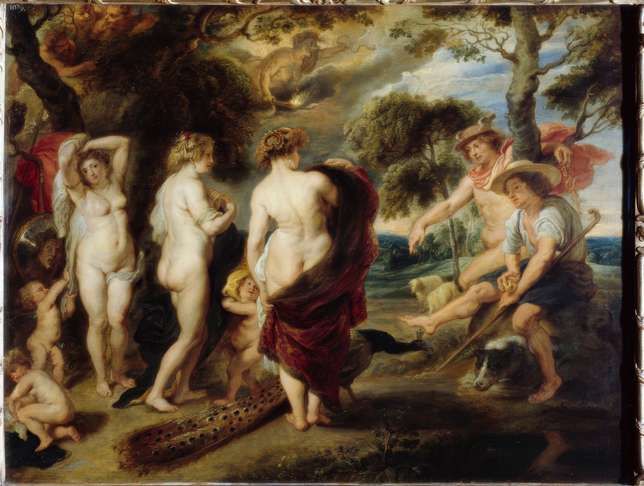 O veredicto de Paris de Peter Paul Rubens