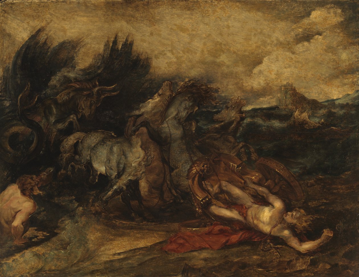 Morte de Hipólito de Peter Paul Rubens