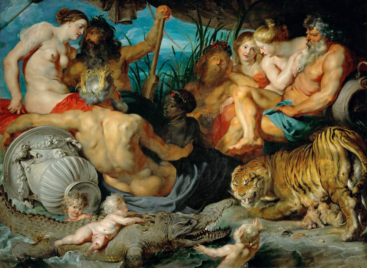 Os quatro continentes de Peter Paul Rubens