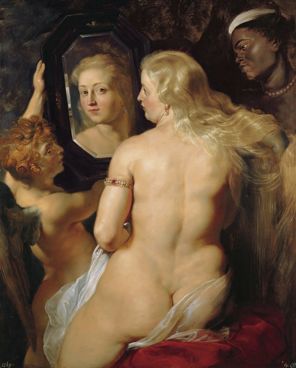 Vênus em um espelho de Peter Paul Rubens