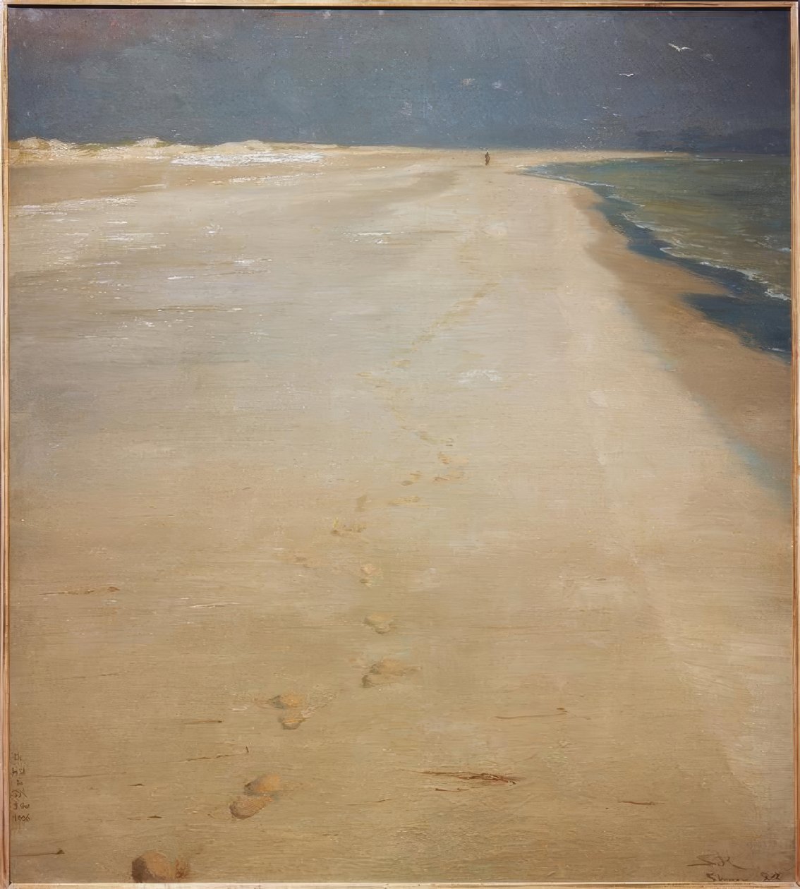 Praia sul de Skagen de Peder Severin Krøyer