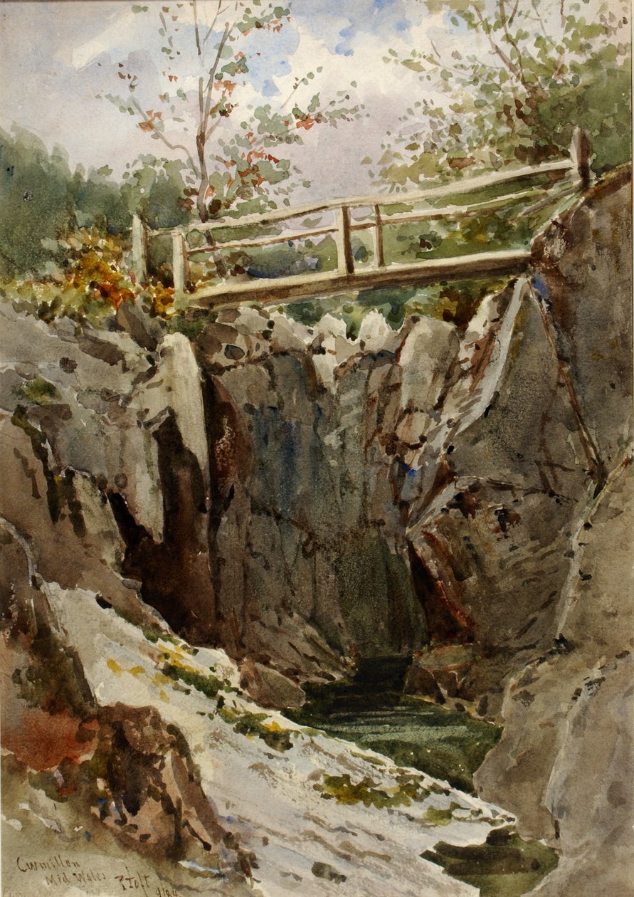 Curmillon, Mid-Wales, 1884. de Peter Toft