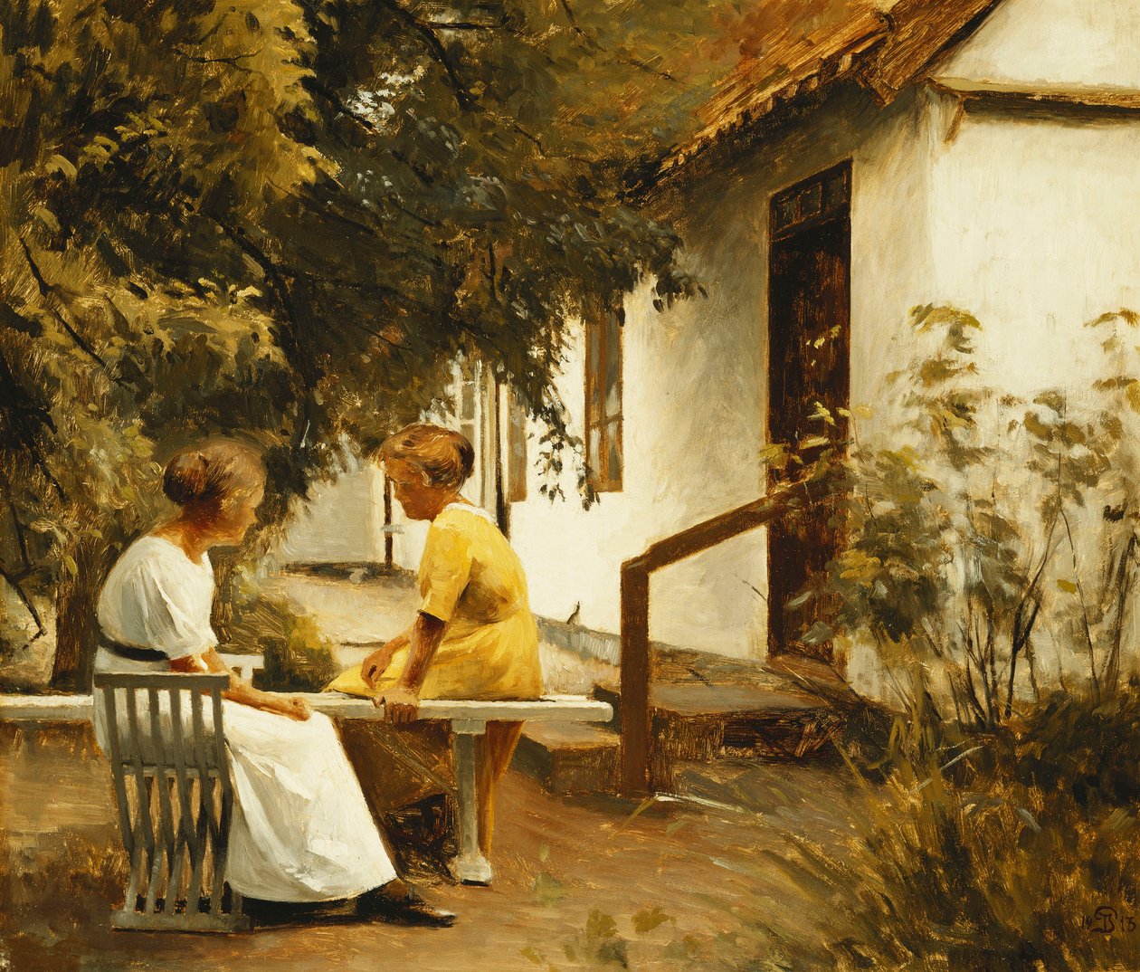 No Jardim de Peter Vilhelm Ilsted