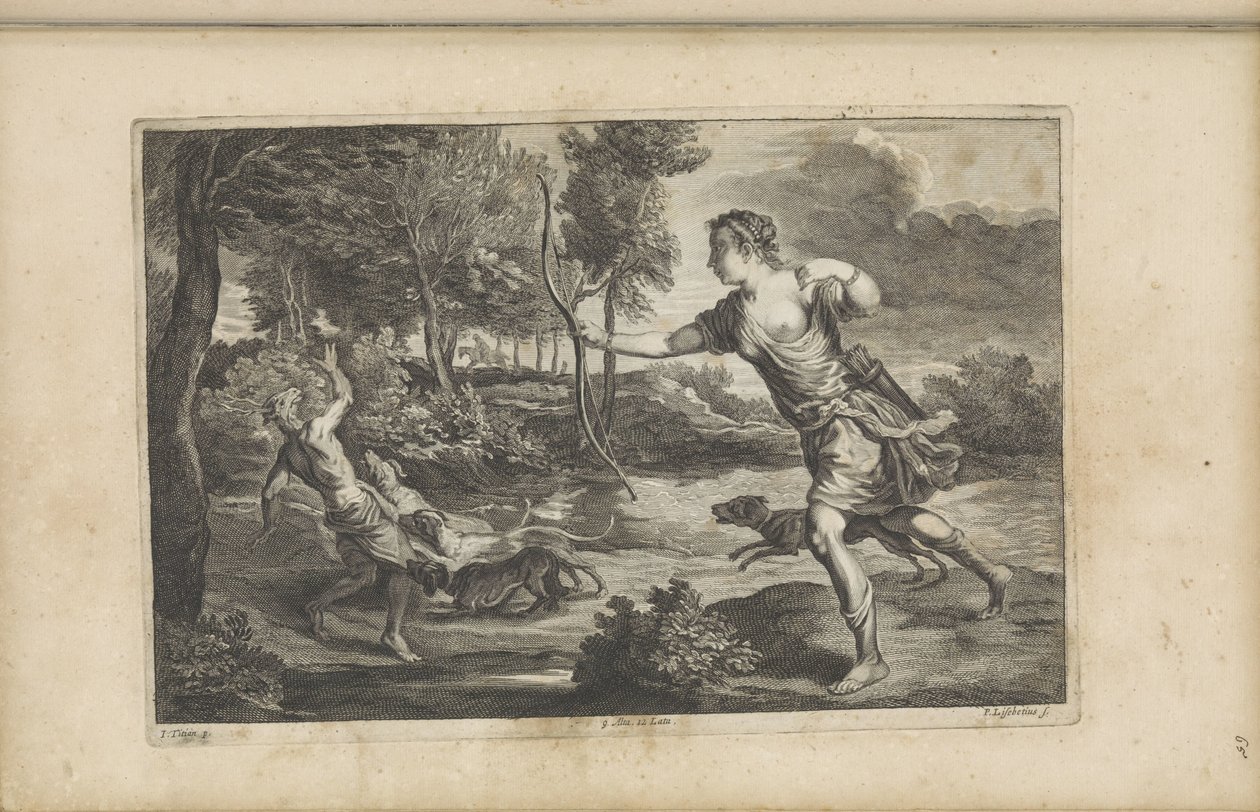 Diana em Acteon de Peter van Liesebetten