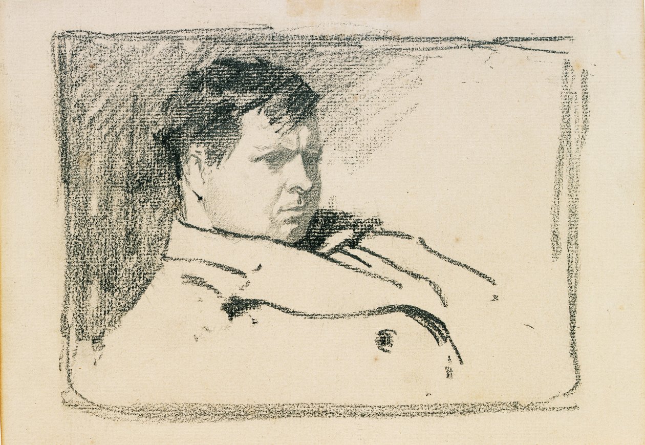 Frank Brangwyn, 1885 (lápis) de Phil May