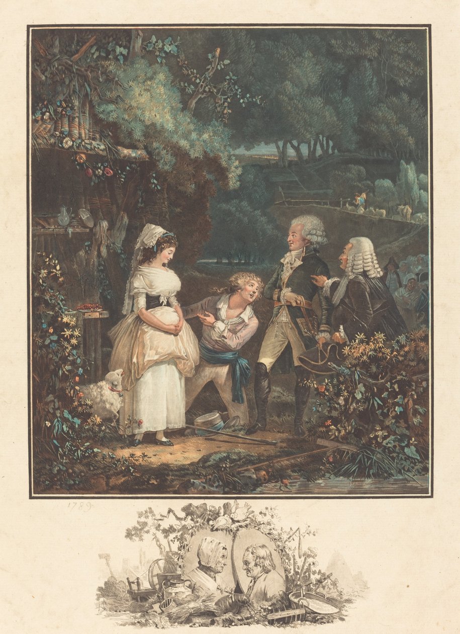 Annette e Lubin de Philibert Louis Debucourt