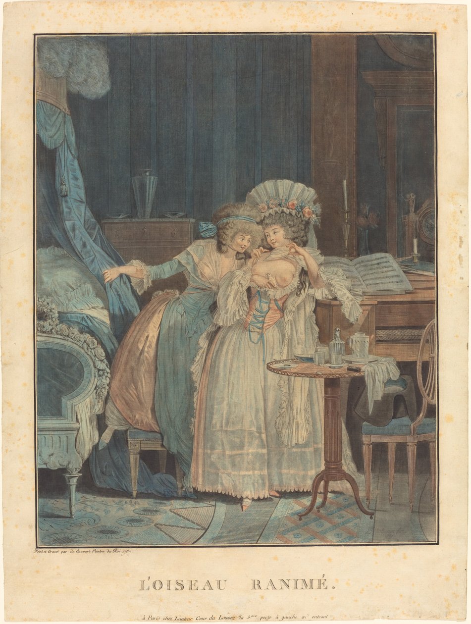 O pássaro revive de Philibert Louis Debucourt