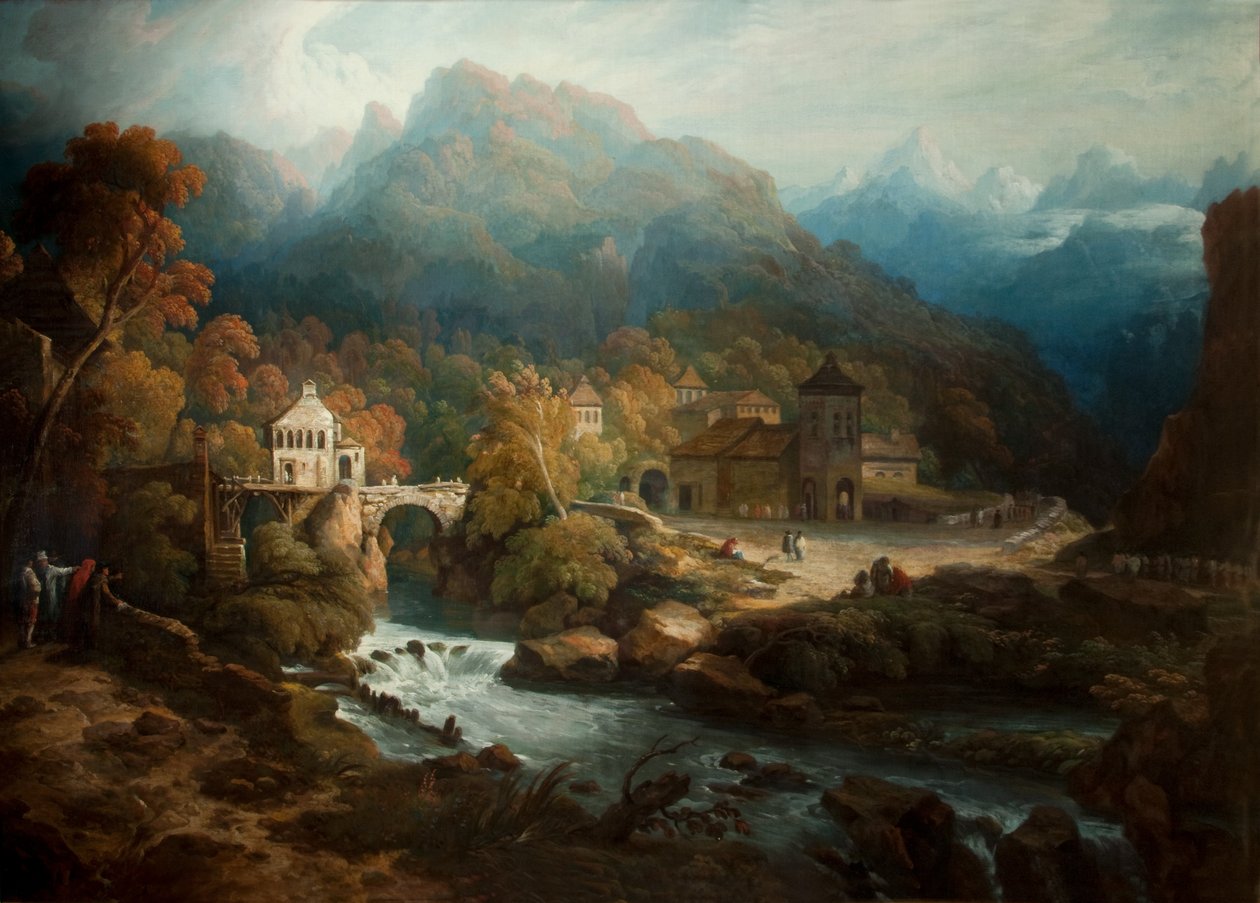 As montanhas de Vietri de Philip Reinagle
