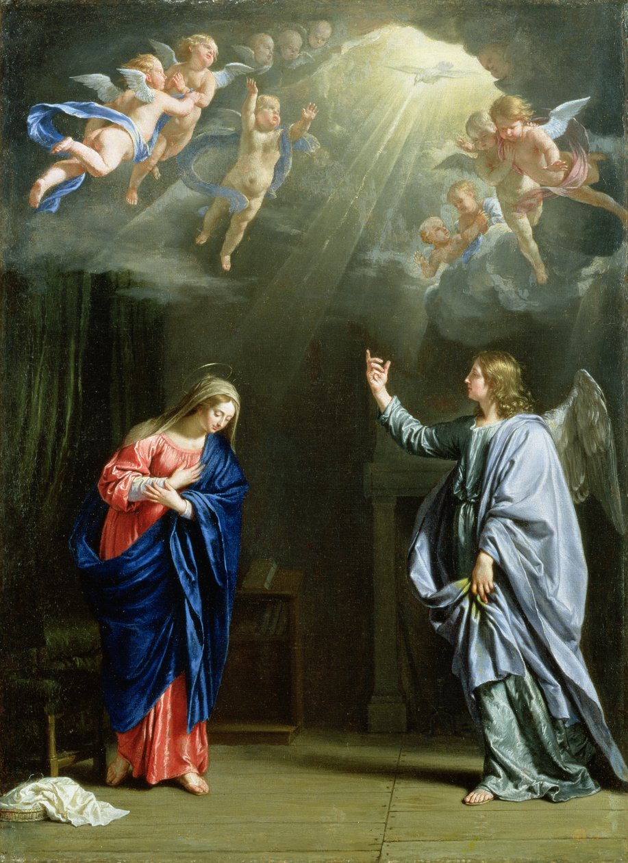 A Anunciação de Philippe de Champaigne