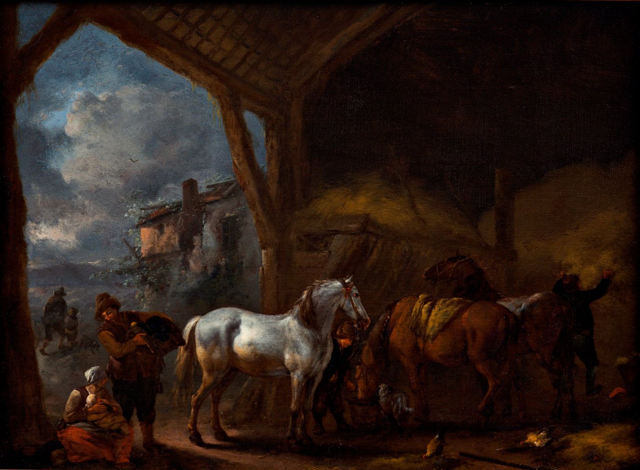 O estabulo de Philips Wouwerman