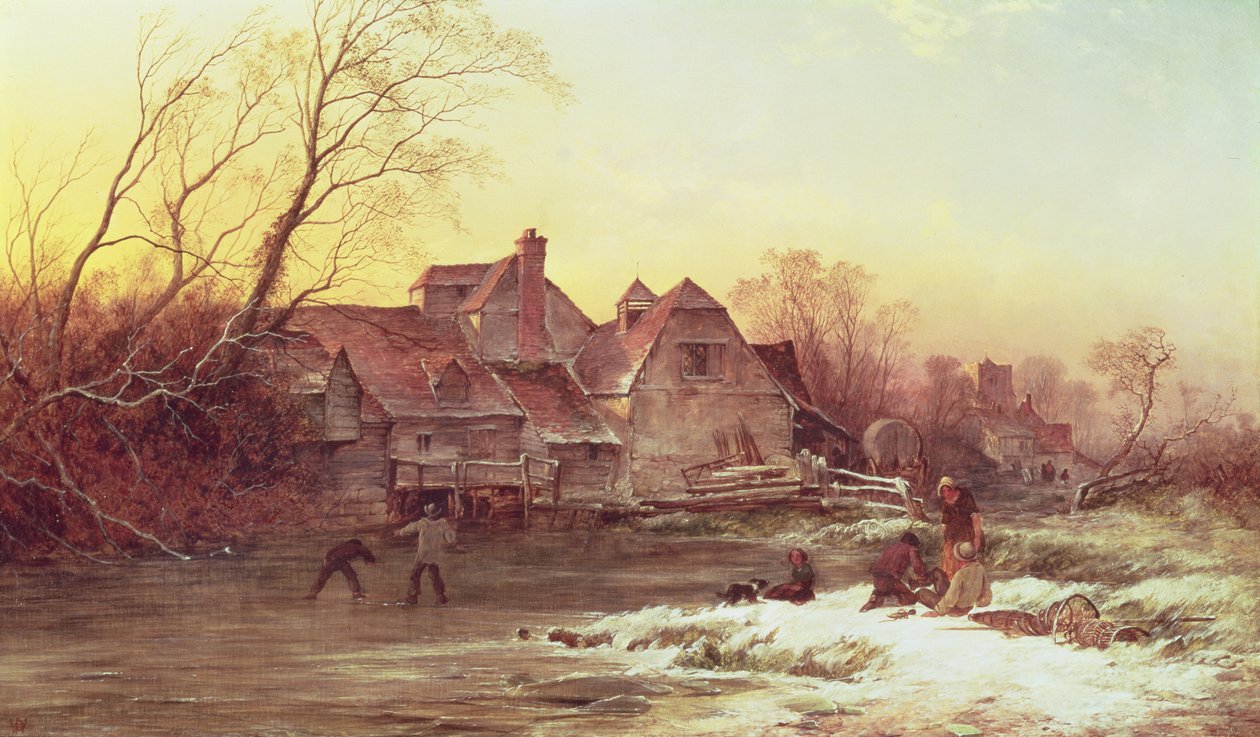 Cena de inverno de Philips Wouwerman
