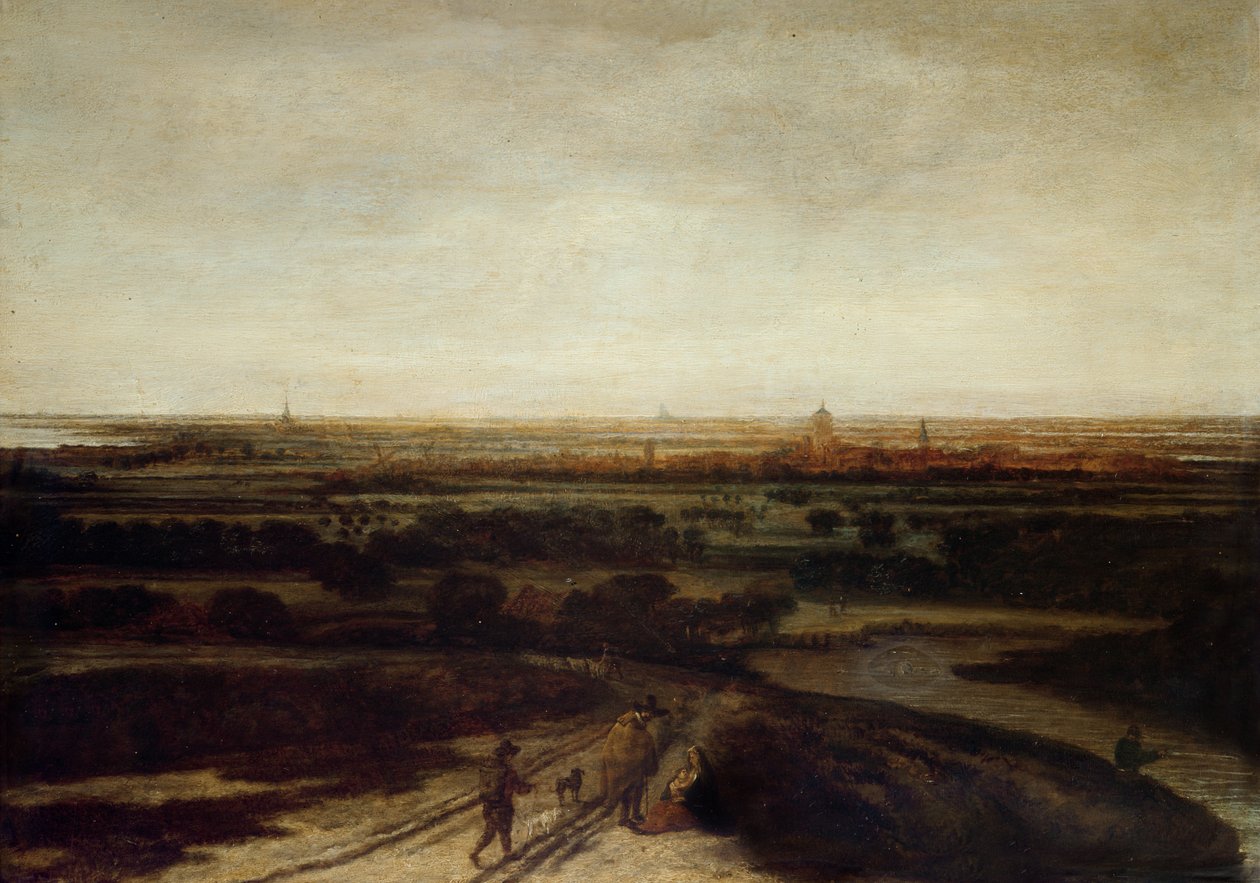 Uma paisagem holandesa de Phillips de Koninck