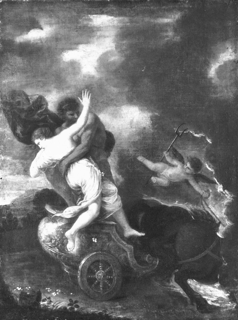 Plutão e Prosérpina de Pier Francesco Mola