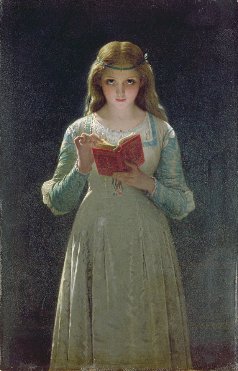 O leitor de Pierre Auguste Cot