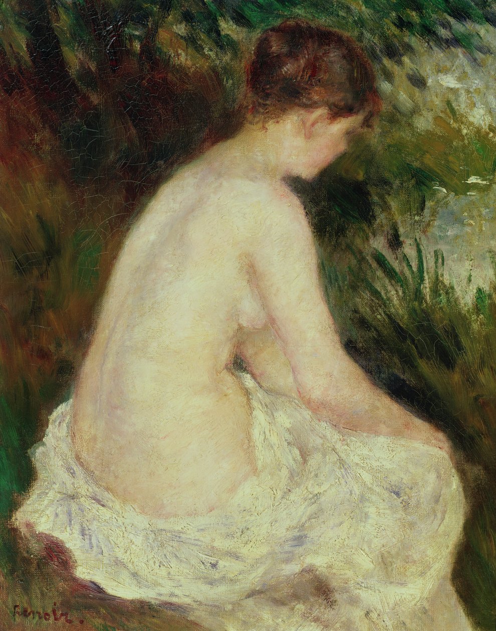 Banhista, 1879 de Pierre Auguste Renoir