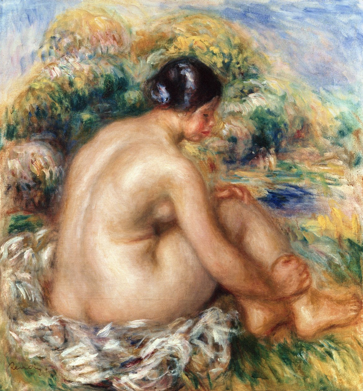 Banhista, 1915 de Pierre Auguste Renoir