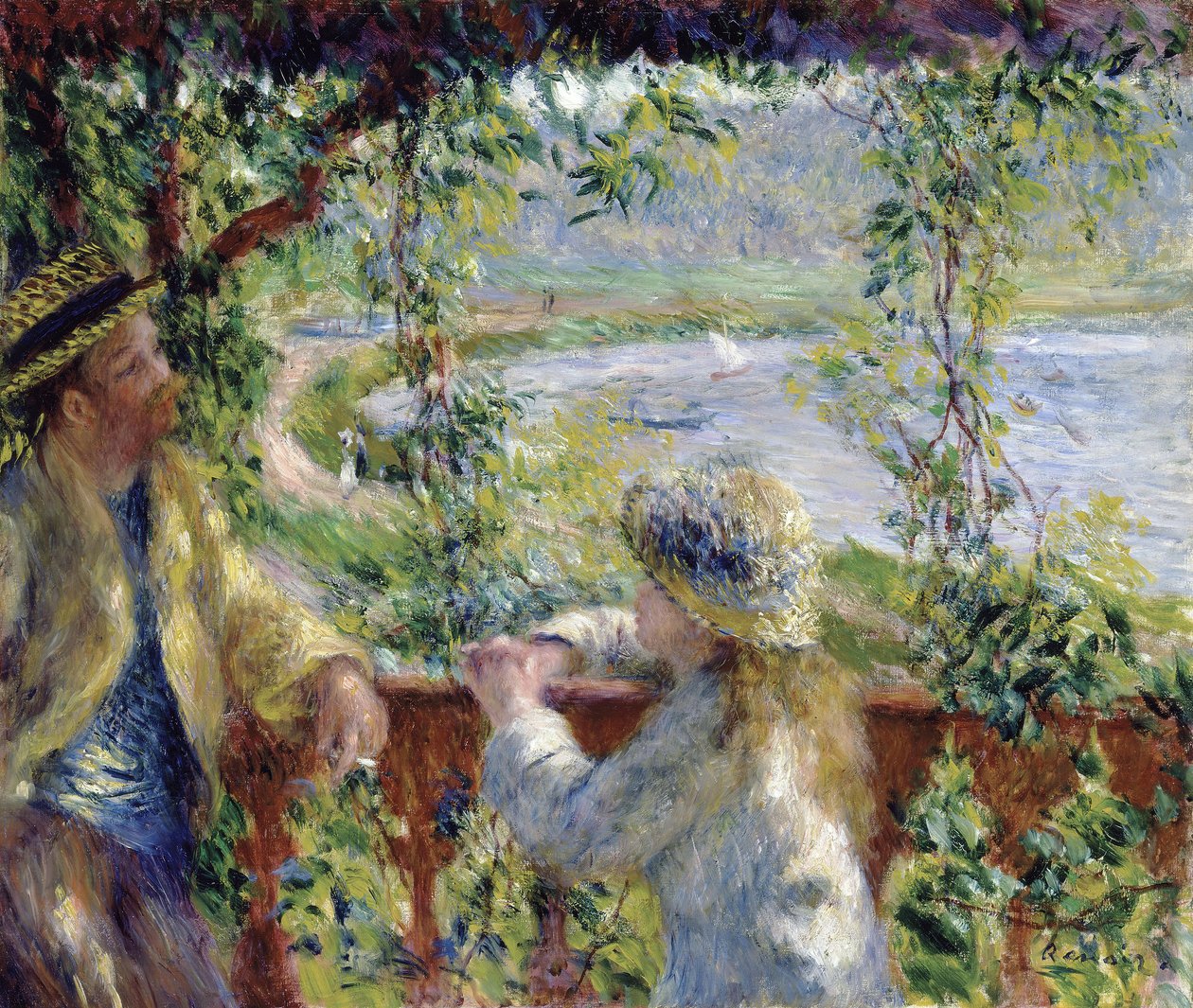 Pela água de Pierre Auguste Renoir
