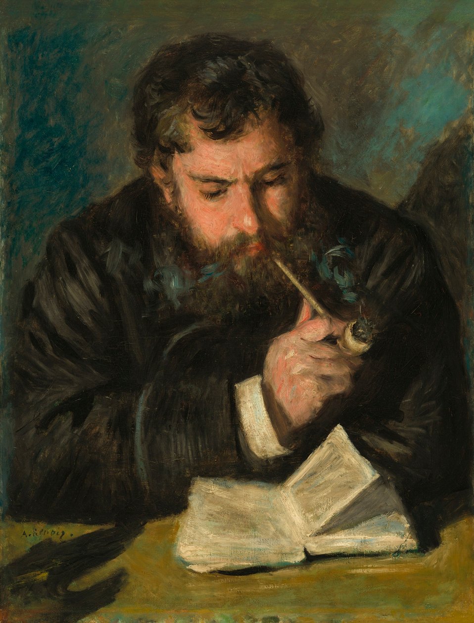 Claude Monet de Pierre Auguste Renoir
