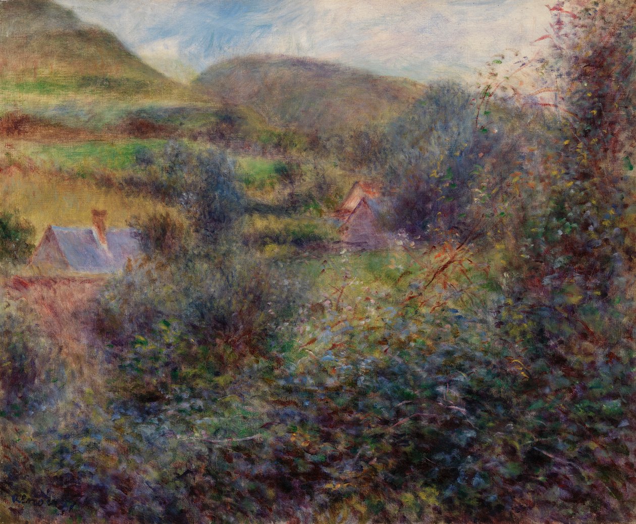 Environs de Berneval de Pierre Auguste Renoir