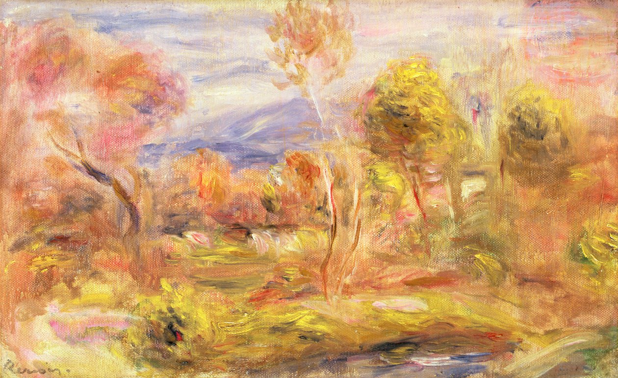 Feliz, c.1909 de Pierre Auguste Renoir