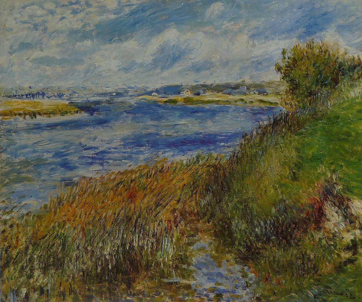 O Sena em Champrosay de Pierre Auguste Renoir