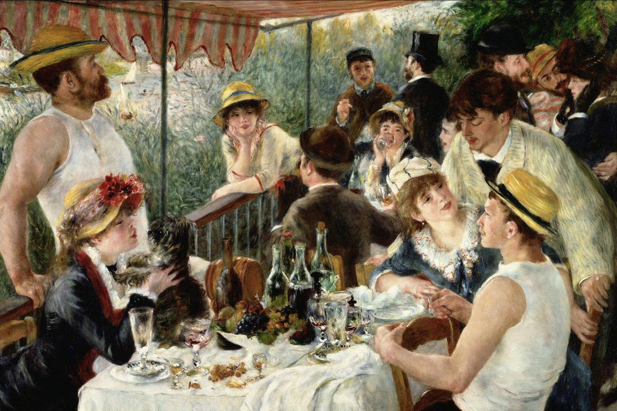 O almoço do velejador de Pierre Auguste Renoir