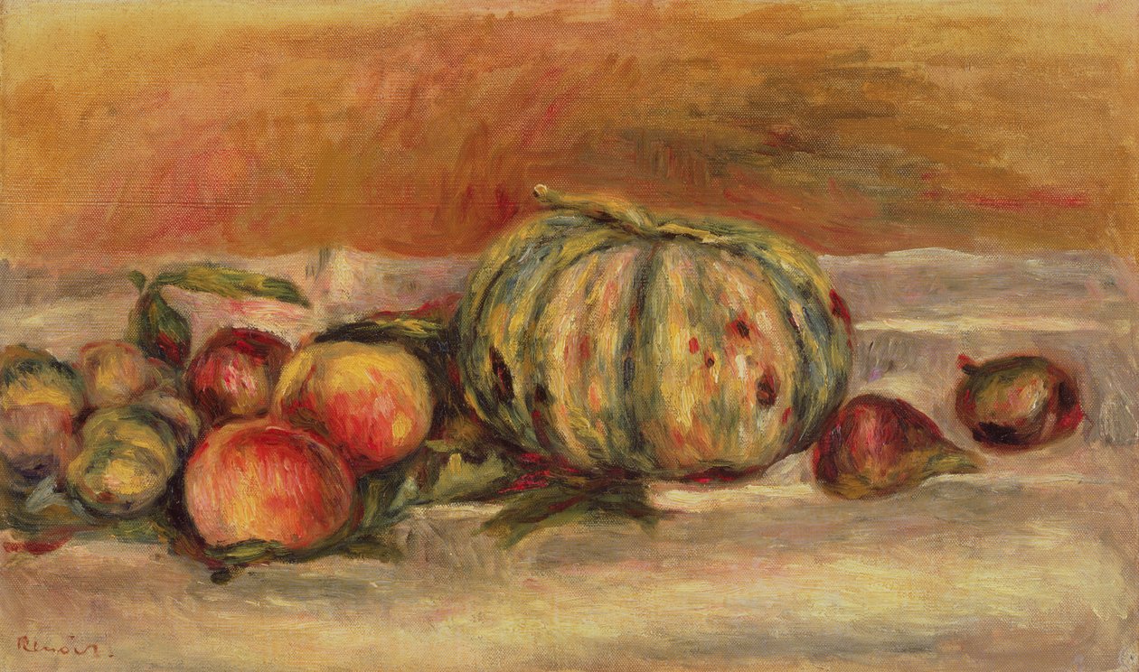 Melão e Fruta de Pierre Auguste Renoir