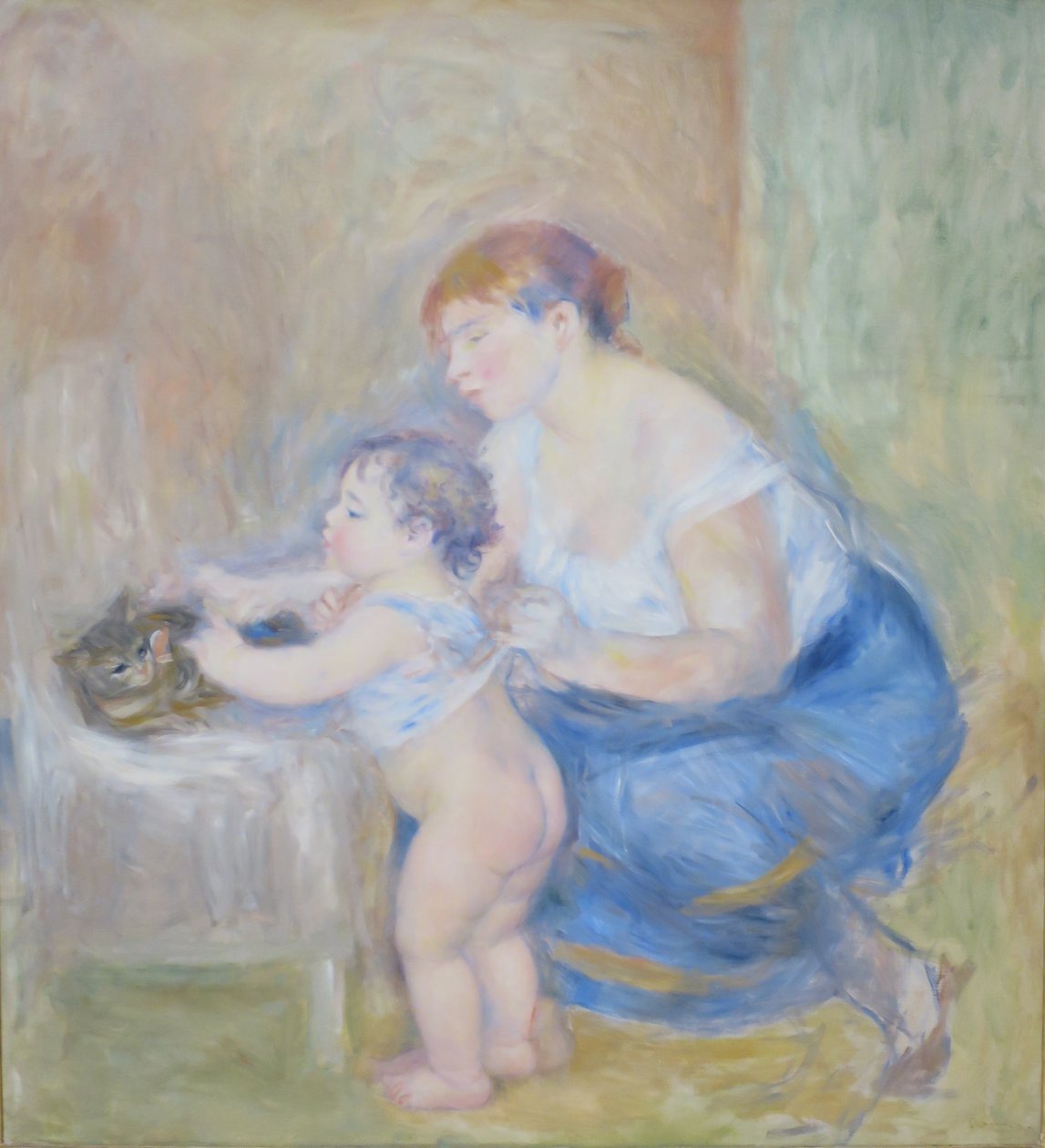 Mãe e filho de Pierre Auguste Renoir