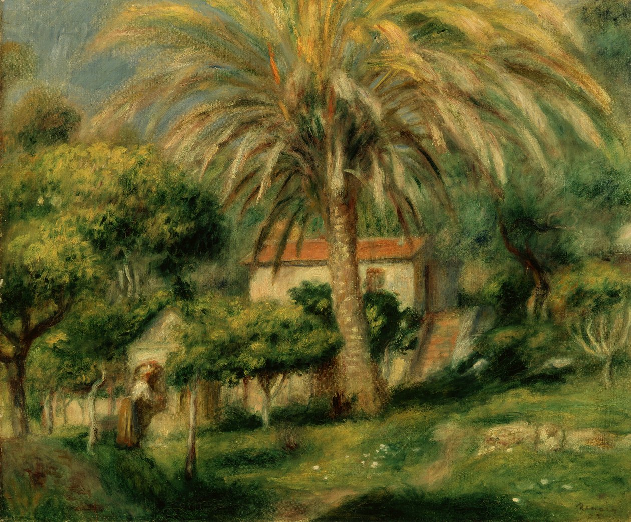Palmeiras, 1902 de Pierre Auguste Renoir