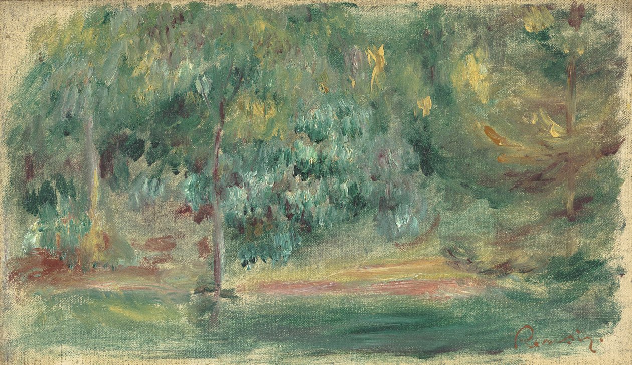Paisagem, c.1860-80 de Pierre Auguste Renoir