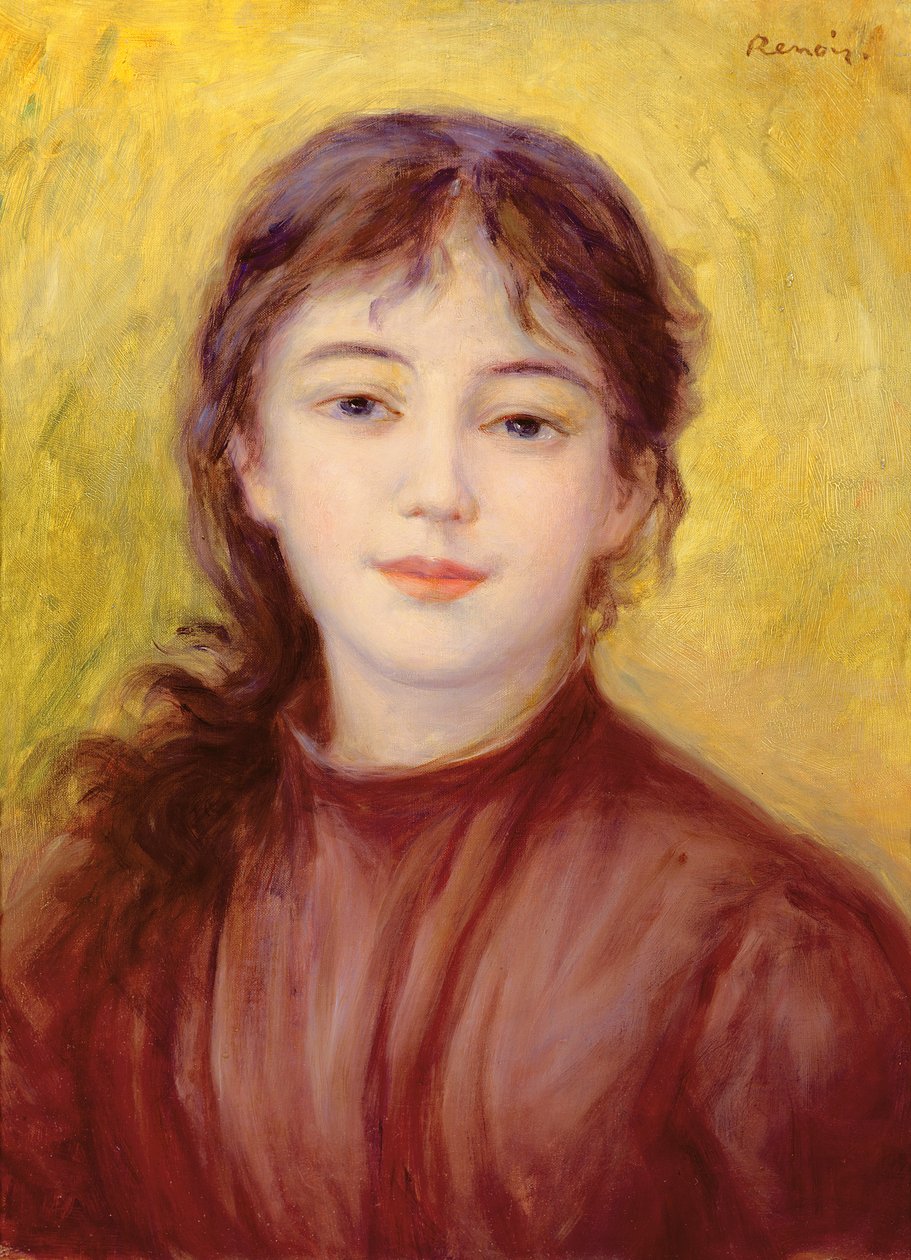 Retrato de uma mulher, 1879 de Pierre Auguste Renoir