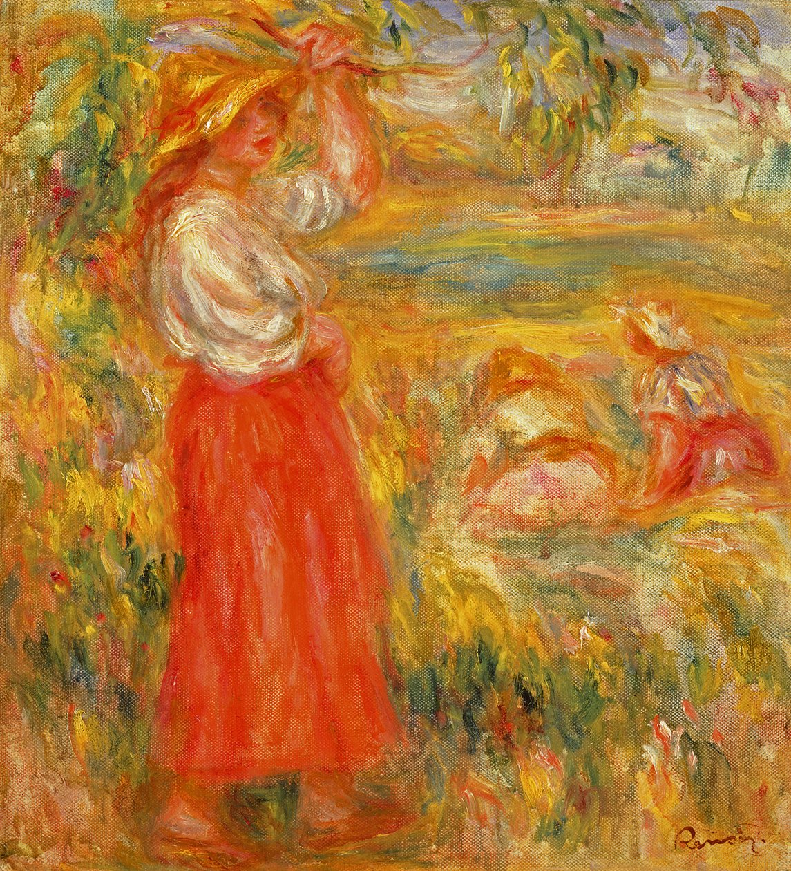 Ceifadores, c.1919 de Pierre Auguste Renoir