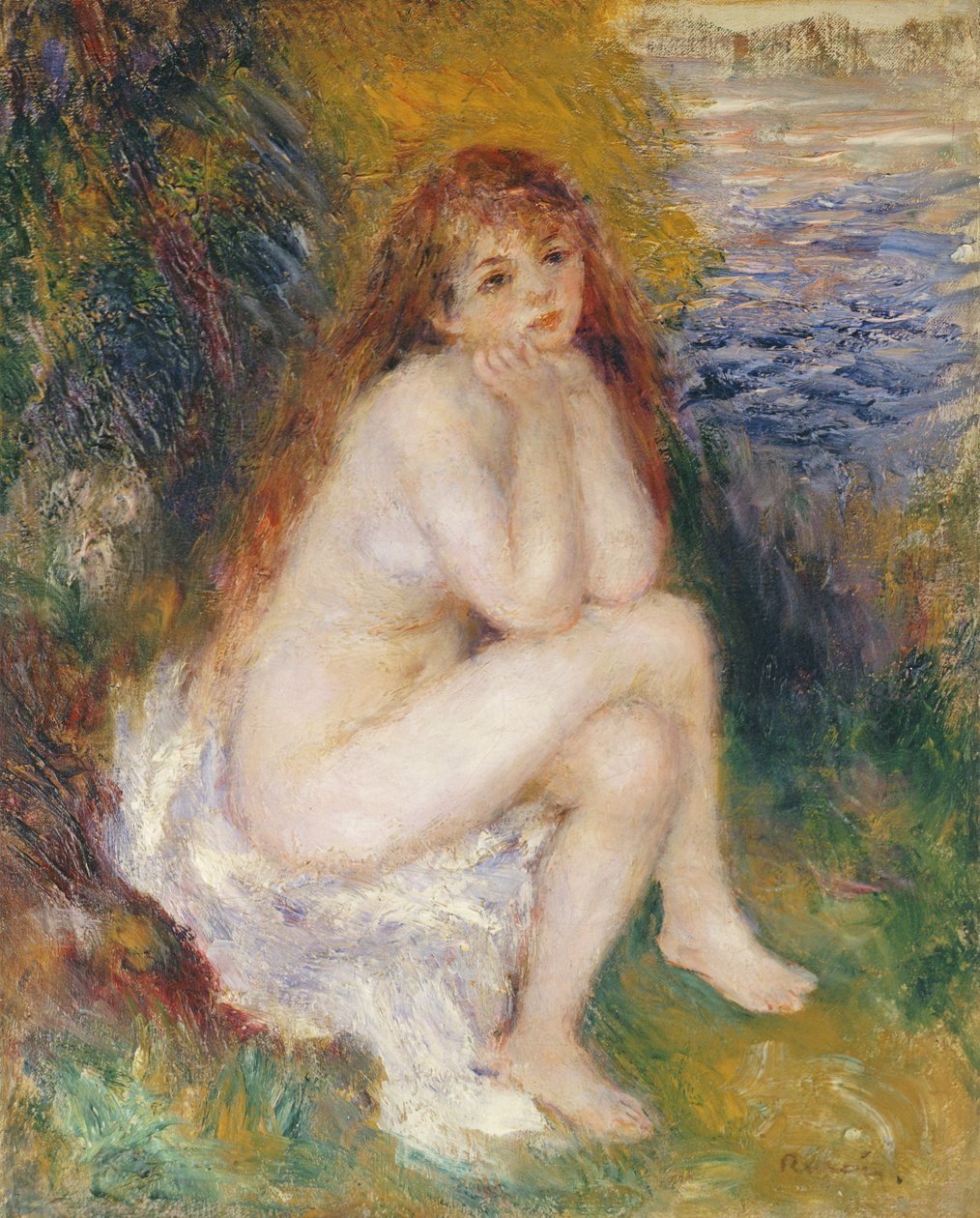 O Naiad, 1876 de Pierre Auguste Renoir