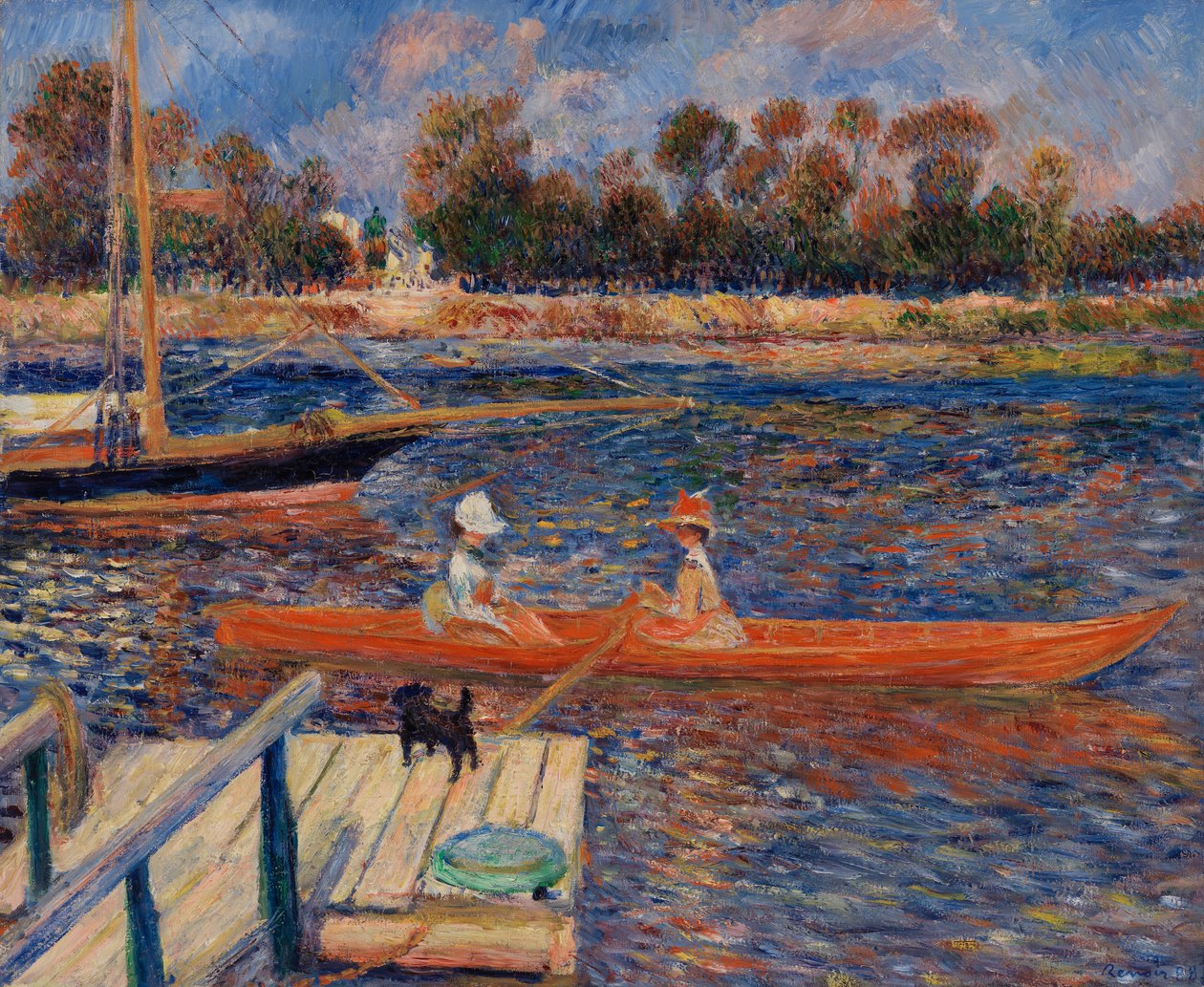 O Sena em Argenteuil de Pierre Auguste Renoir