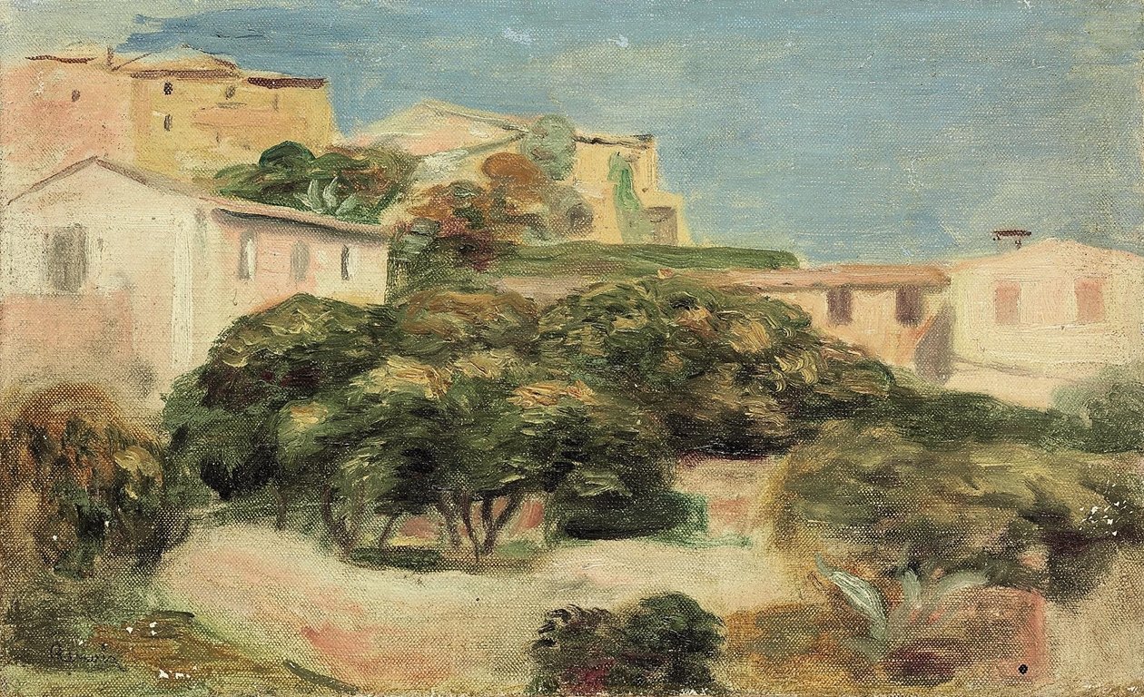 Vista, de, Cagnes de Pierre Auguste Renoir