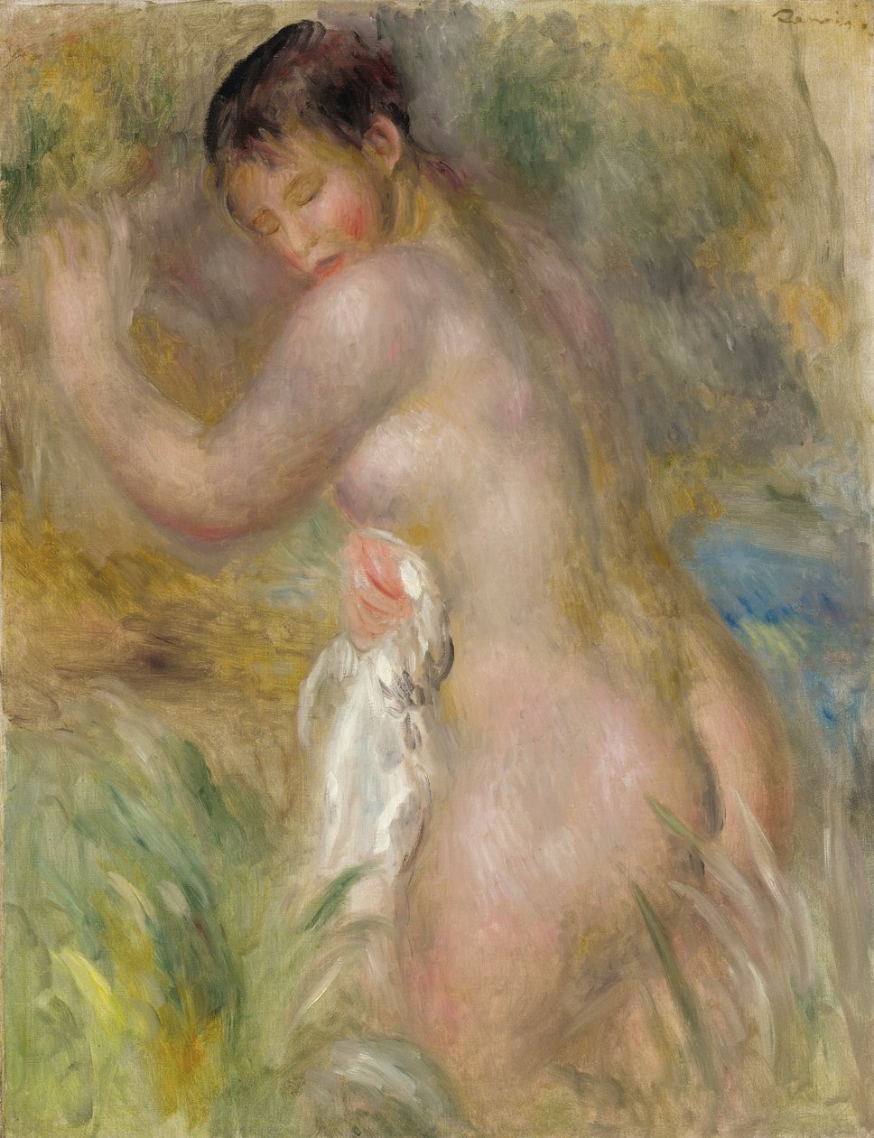 o banhista de Pierre Auguste Renoir