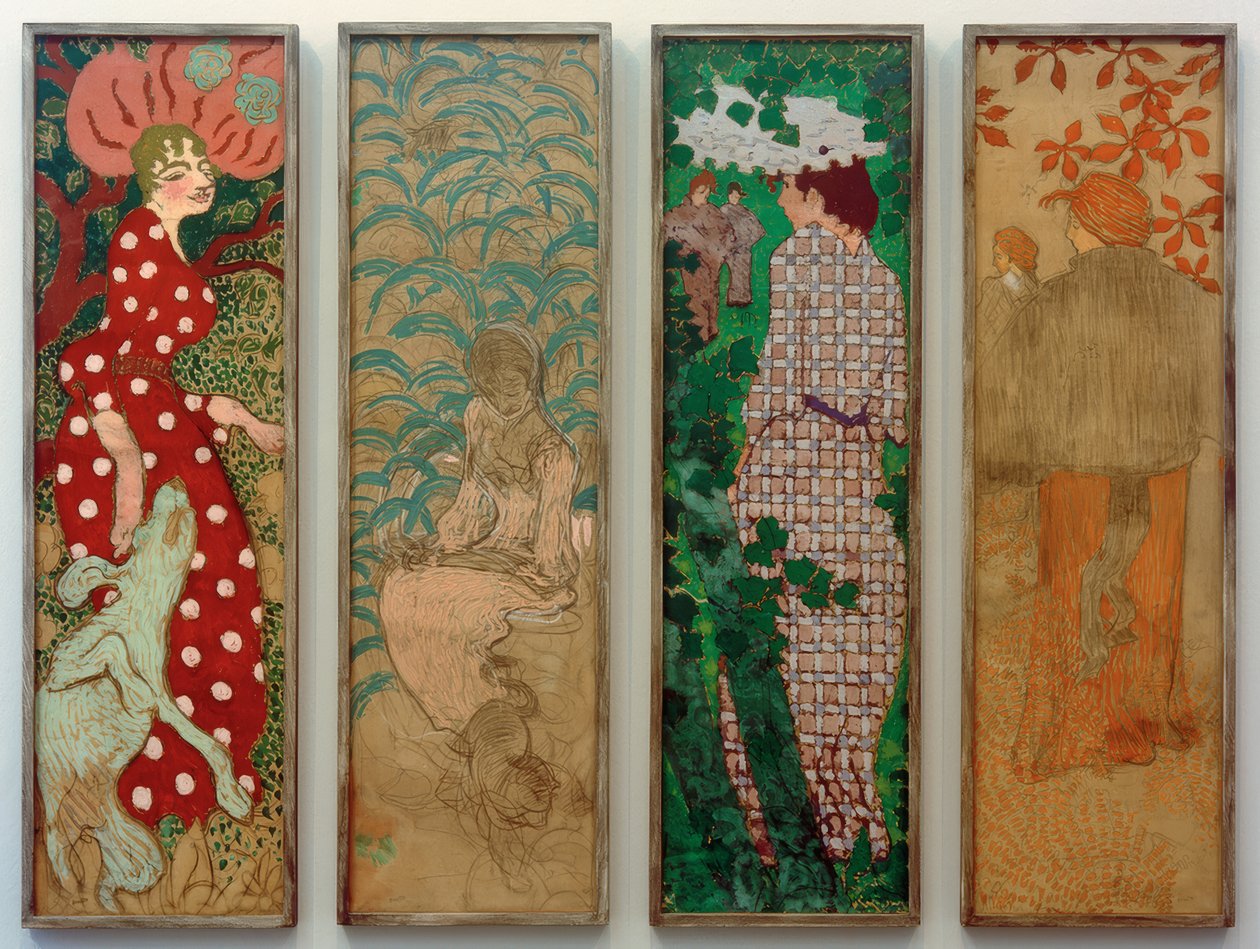 Mulheres no jardim de Pierre Bonnard
