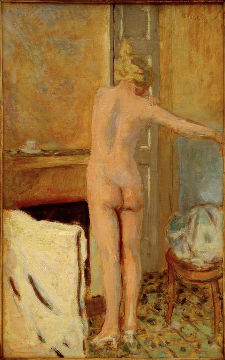 Pé nu visto de trás de Pierre Bonnard