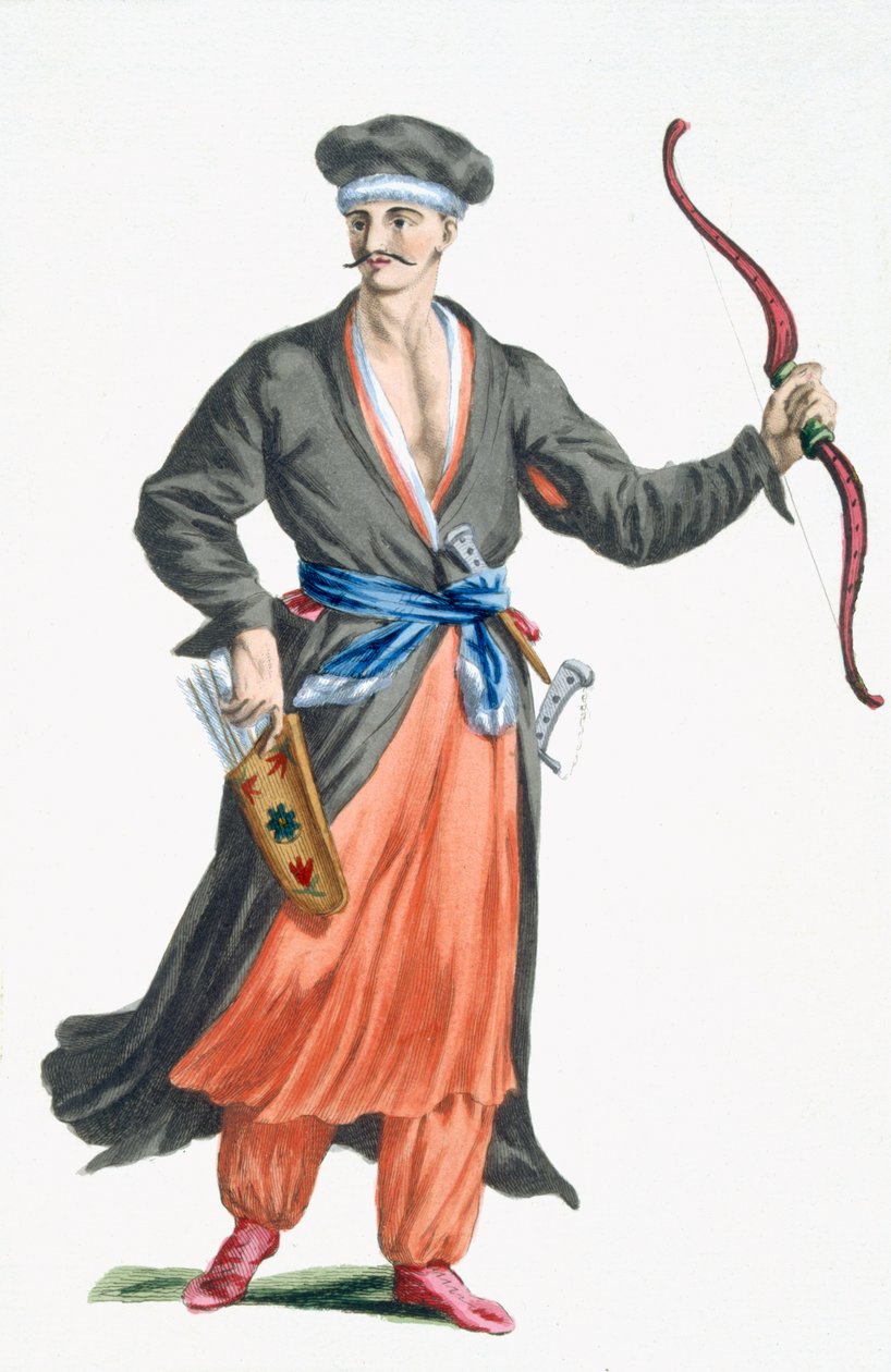 Um nobre circassiano, 1780 de Pierre Duflos