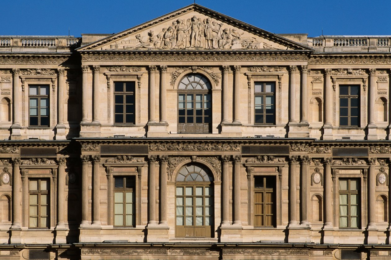 O Cour Carree, ala norte de Pierre Lescot