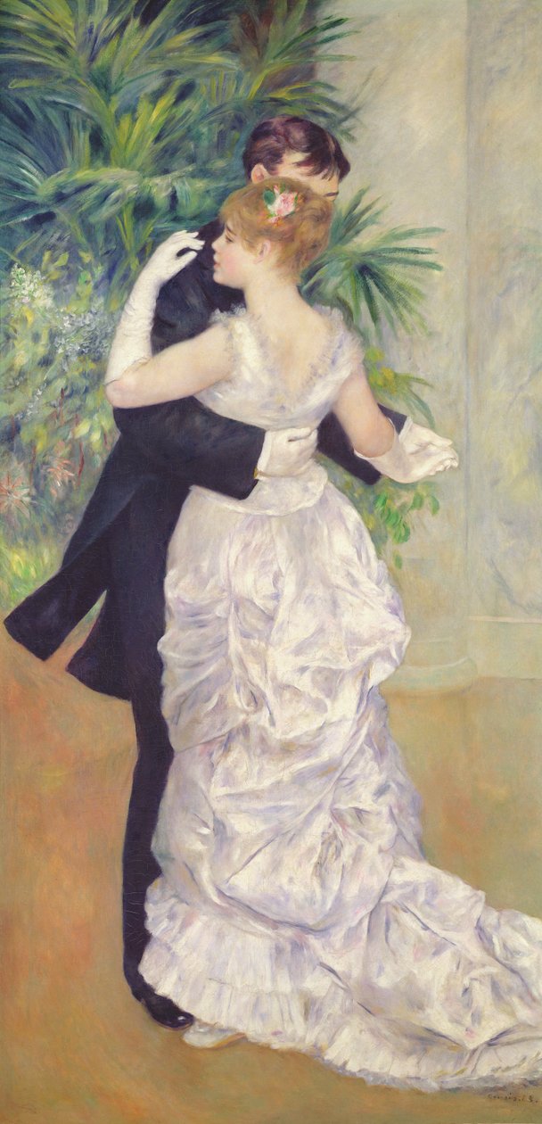 Dança na cidade de Pierre Auguste Renoir
